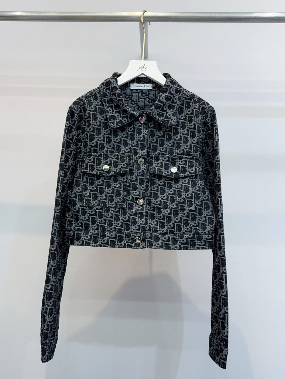 🖤Dior Oblique Jacquard Cropped Jacket